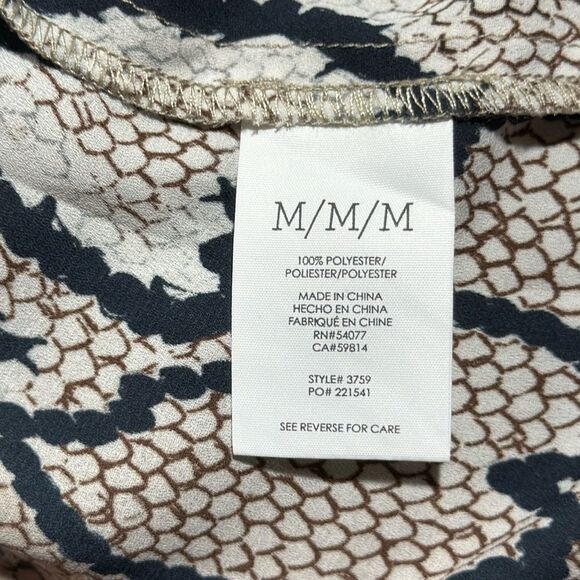 CAbi semi sheer Snake Print Blouse - Picture 5 of 5